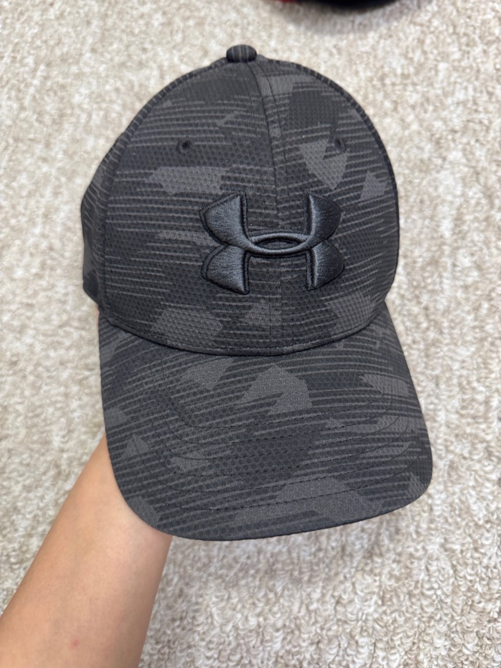 Under Armour Black Tonal Camo Logo Hat